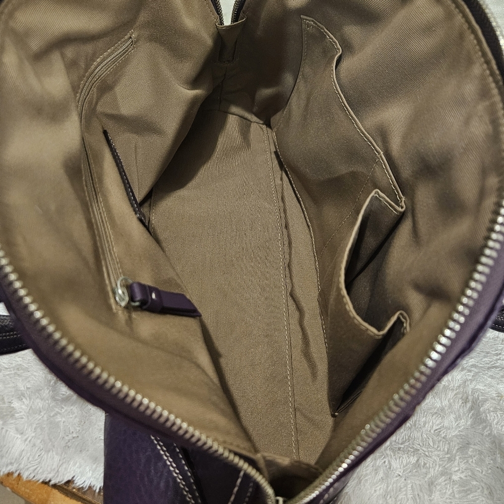 Coach Purple Satchel Bag. NWOT - Picture 9 of 9